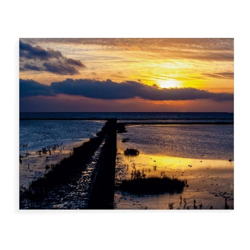 Puzzle 1000 Teile Puzzle，Leysiel Sonnenuntergang，Erwachsene Kinderspiel Lernspielzeug（38x26cm）-AX42 von YYHMKBYY