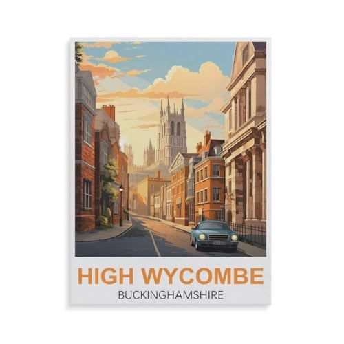 Puzzle 1000 Teile Teile，High Wycombe Buckinghamshire，for Adult Familys Puzzle Toy Decompression Game（38x26cm）-GU23 von YYHMKBYY