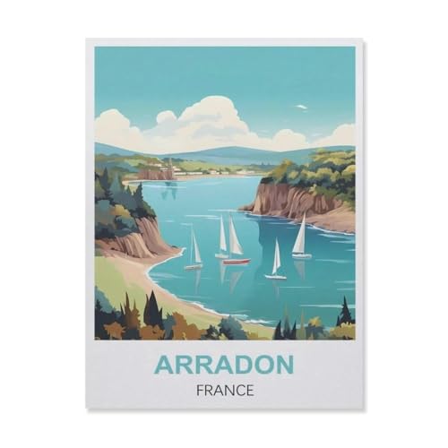Puzzle 1000 Teile für Erwachsene, Arradon Frankreich, Kinder, Teenager, große Familien, Puzzle-Spiel (50 x 70 cm) - ES84 von YYHMKBYY