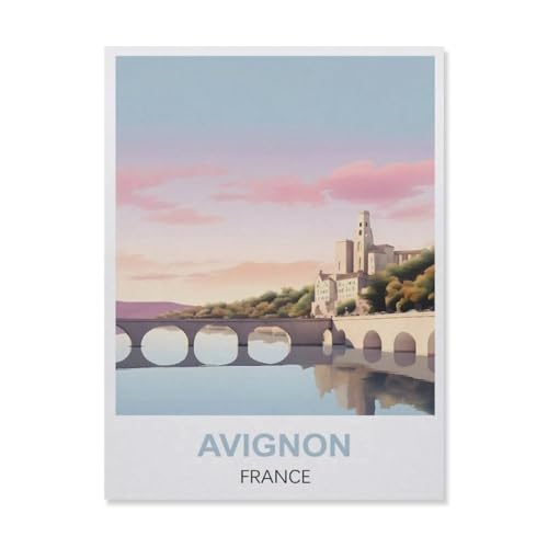 Puzzle 1000 Teile für Erwachsene, Avignon Frankreich, einzigartig geeignet für Jugendliche und Erwachsene, Heimdekoration (50 x 70 cm) -ER32 von YYHMKBYY