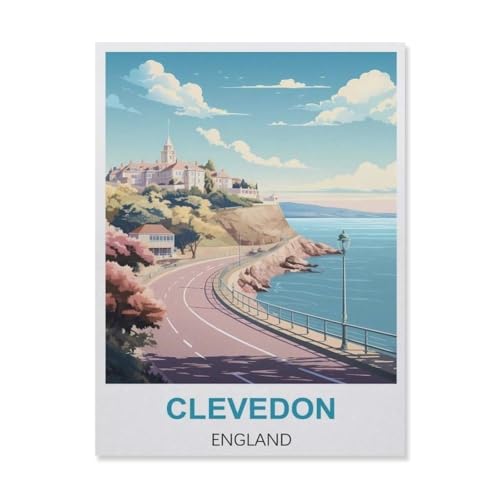 Puzzle 1000 Teile für Erwachsene, Clevedon England, einzigartig geeignet für Jugendliche und Erwachsene, Heimdekoration (75 x 50 cm) - FG3 von YYHMKBYY