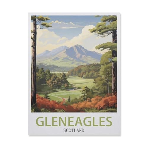Puzzle 1000 Teile für Erwachsene, Gleneagles Schottland, Berge, Teenager, Jungen, Mädchen, Puzzle, Premium-Qualität, Spaß, Familie, herausfordernde Puzzles für Geburtstag, 50 x 70 cm, DT7 Puzzle 1000 Teile für Erwachsene, Gleneagles Schottland, Berge, Teenager, Jungen, Mädchen, Puzzle, Premium-Qualität, Spaß, Familie, herausfordernde Puzzles für Geburtstag, 50 x 70 cm, DT7 von YYHMKBYY