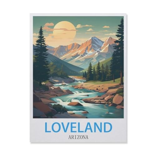 Puzzle 1000 Teile für Erwachsene, Loveland Arizona, Papierpuzzle – einzigartig geeignet für Jugendliche und Erwachsene (50 x 70 cm)-FH60 von YYHMKBYY