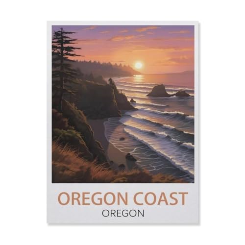 Puzzle 1000 Teile für Erwachsene, Oregon Coast Oregon, Holzpuzzle – einzigartig geeignet für Jugendliche und Erwachsene (75 x 50 cm) von YYHMKBYY