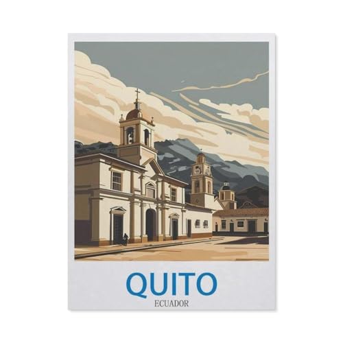 Puzzle 1000 Teile für Erwachsene, Quito Ecuador, Kinder, Teenager, große Familien, Puzzle-Spiel (75 x 50 cm) - ED4 von YYHMKBYY