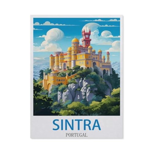 Puzzle 1000 Teile für Erwachsene, Sintra Portugal, Teenager, Jungen, Mädchen, Puzzle, Premium-Qualität, Spaß, Familie, herausfordernde Puzzles für Geburtstag, 50 x 70 cm, EE57 Puzzle 1000 Teile für Erwachsene, Sintra Portugal, Teenager, Jungen, Mädchen, Puzzle, Premium-Qualität, Spaß, Familie, herausfordernde Puzzles für Geburtstag, 50 x 70 cm, EE57 von YYHMKBYY