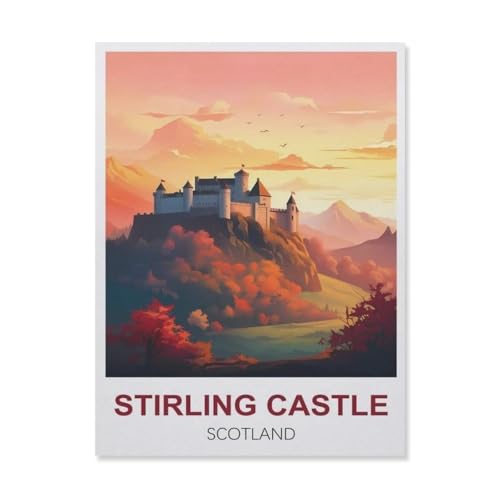 Puzzle 1000 Teile für Erwachsene, Stirling Castle Schottland, Teenager, Jungen, Mädchen, Puzzle, Premium-Qualität, Spaß, Familie, herausfordernde Puzzles zum Geburtstag (75 x 50 cm)-FE28 von YYHMKBYY