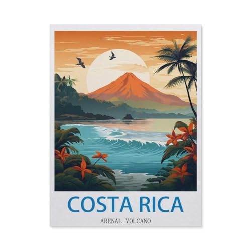 Puzzle 1000 Teile für Erwachsene, Vulkan Costa Rica, Arenal, Teenager, Jungen, Mädchen, Premiumqualität, lustig, Familie, herausfordernde Puzzles zum Geburtstag (50 x 70 cm) - EK47 von YYHMKBYY