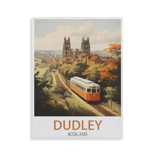 Puzzle 1000 Teile für Erwachsene，Dudley Midland，Impossible Geschicklichkeitsspiel für Die Ganze Familie, Farbenfrohes Legespiel, Home Dekoration（50x70cm）-GR4 von YYHMKBYY