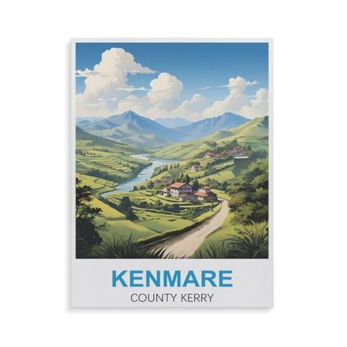 Puzzle 1000 Teile für Erwachsene，Kenmare County Kerry，Impossible Geschicklichkeitsspiel für Die Ganze Familie, Farbenfrohes Legespiel, Home Dekoration（75x50cm）-GT98 von YYHMKBYY