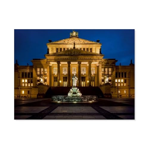 Puzzle 1000 Teile für Erwachsene，Konzerthaus，Impossible Geschicklichkeitsspiel für Die Ganze Familie, Farbenfrohes Legespiel, Home Dekoration（38x26cm）-AY23 von YYHMKBYY