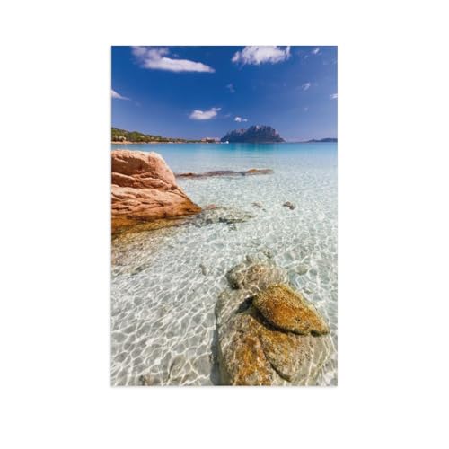 Puzzle 1000 Teile für Erwachsene，Punta Molara，Impossible Geschicklichkeitsspiel für Die Ganze Familie, Farbenfrohes Legespiel, Home Dekoration（50x70cm）-AU87 von YYHMKBYY