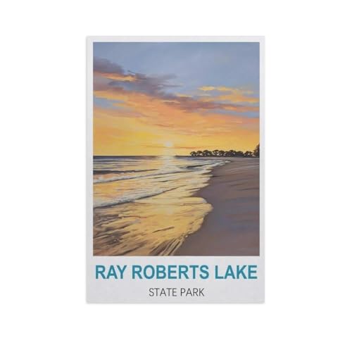 Puzzle 1000 Teile für Erwachsene，Ray Roberts Lake State Park，Puzzle Puzzle Schwierig Perfektes Pädagogisches Geschenk für Jungen Und Mädchen（38x26cm）-GG39 von YYHMKBYY