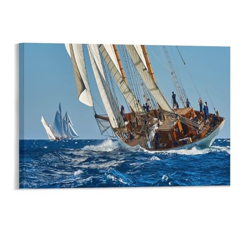 Puzzle 1000 Teile für Erwachsene，Segelschiff，Puzzle Schwierig Perfektes Pädagogisches Geschenk für Jungen Und Mädchen（38x26cm）-86 von YYHMKBYY