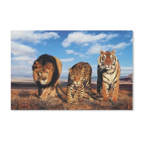 Puzzle 1000 Teile für Erwachsene，Tiere auf der Wiese，Puzzle Teenager Jungen Mädchen Puzzle Schwieriges, Herausforderndes Puzzle für Partyspiele（52x38cm）-F95 von YYHMKBYY