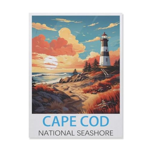Puzzle DO12, Cape Cod National Seashore, DIY-Kunst für Erwachsene (50 x 70 cm), 1000 Teile von YYHMKBYY