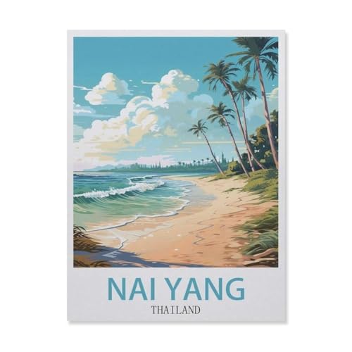 Puzzle DV16 für Erwachsene, Nai Yang Thailand, Baum, großes Puzzle-Spiel, Kunstwerk für Erwachsene, Teenager (50 x 70 cm), 1000 Teile von YYHMKBYY