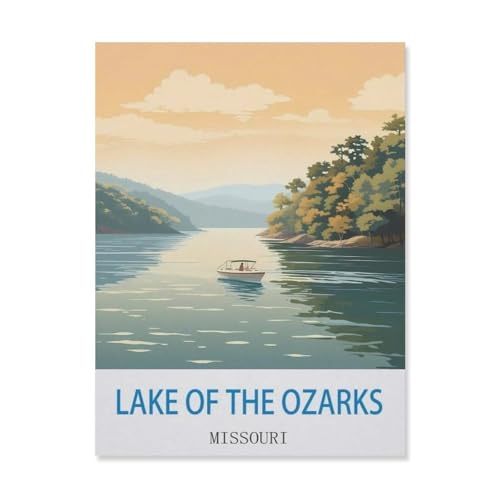 Puzzle EI26, 1000 Teile für Erwachsene, Lake of The Ozarks Missouri, großes Puzzle-Spiel-Kunstwerk für Erwachsene und Jugendliche (50 x 70 cm) von YYHMKBYY