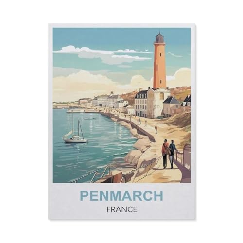 Puzzle EM16 Penmarch Frankreich, großes Puzzle-Spiel-Kunstwerk für Erwachsene, Teenager (50 x 70 cm), 1000 Teile von YYHMKBYY