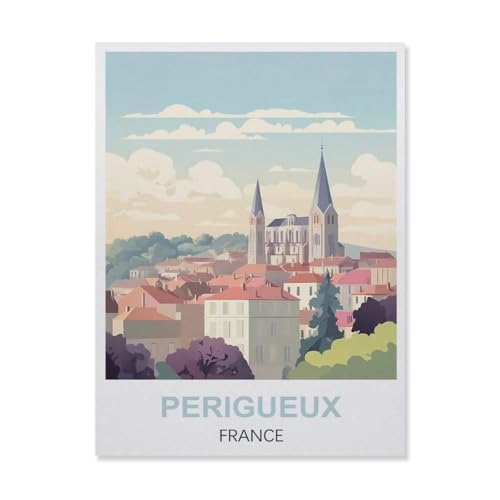 Puzzle ES82, Perigueux Frankreich, DIY-Kunst für Erwachsene (50 x 70 cm), 1000 Teile von YYHMKBYY