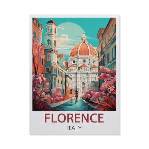 Puzzle Für Erwachsene 1000 Teile DIY Papier Puzzles Erwachsene Kinder Puzzle Klassisches Puzzle，Florenz, Italien，1000 Teile Puzzle Geschenke Für Liebhaber Oder Freunde（38x26cm）-AD76 von YYHMKBYY