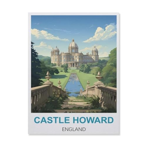 Puzzle für Erwachsene, 1000 Teile, Castle Howard England, Lernspiele, Gehirn-Herausforderung, Puzzle für Erwachsene und Kinder (38 x 26 cm), FG87 von YYHMKBYY