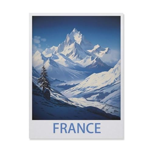 Puzzle für Erwachsene, 1000 Teile, Frankreich, Lernspiele, Gehirn-Herausforderung, Puzzle für Erwachsene und Kinder (50 x 70 cm) - ET76 von YYHMKBYY