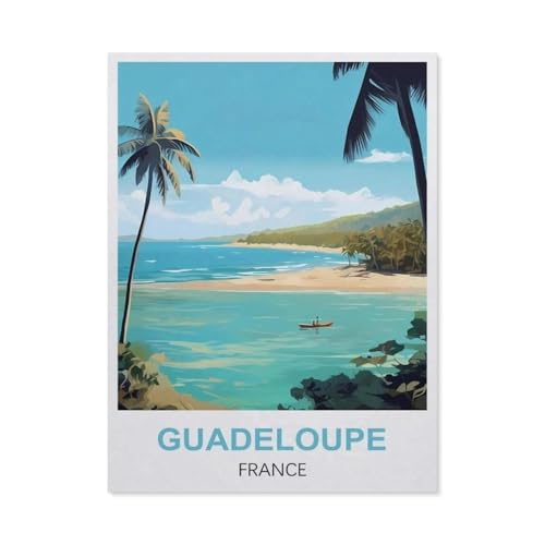 Puzzle für Erwachsene, 1000 Teile, Guadeloupe, Frankreich, Lernspielzeug, Freizeit, Basteln, Geschenk, Puzzle (50 x 70 cm), EM33 von YYHMKBYY