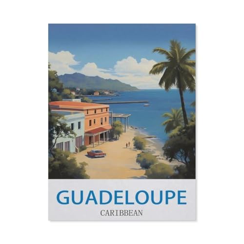 Puzzle für Erwachsene, 1000 Teile, Guadeloupe Karibik, klassisches Puzzle, Teenager, Jungen, Mädchen, Puzzles für DIY, intellektives Lernspiel, Geschenk, Heimdekoration (38 x 26 cm) - CO8 von YYHMKBYY