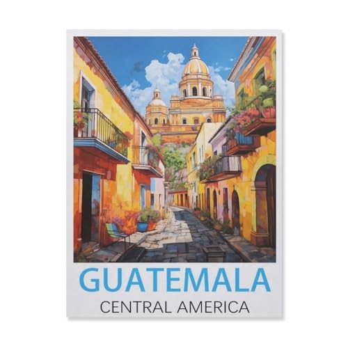 Puzzle für Erwachsene, 1000 Teile, Guatemala Mittelamerika, Lernspiele, Gehirn-Herausforderung, Puzzle für Erwachsene und Kinder (75 x 50 cm), FN7 von YYHMKBYY