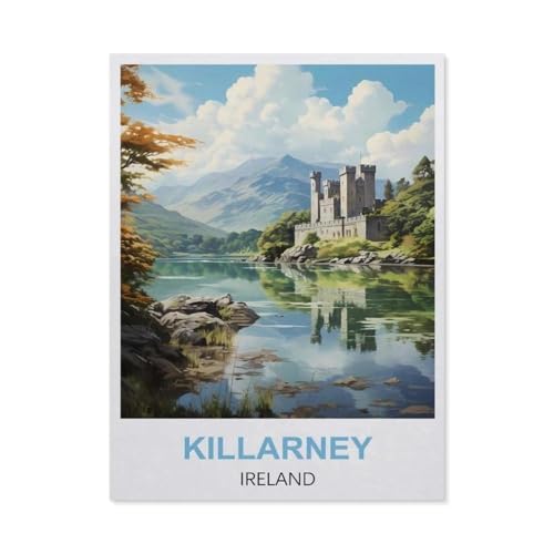 Puzzle für Erwachsene, 1000 Teile, Killarney Irland, Lernspiele, Gehirn-Herausforderung, Puzzle für Erwachsene und Kinder (38 x 26 cm) - EN6 von YYHMKBYY