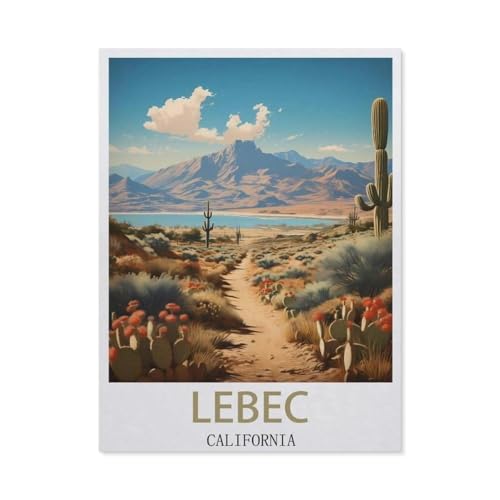 Puzzle für Erwachsene, 1000 Teile, Lebec, Kalifornien, Lernspielzeug, Freizeit, Basteln, Geschenk, Puzzle, 38 x 26 cm, DL93 von YYHMKBYY