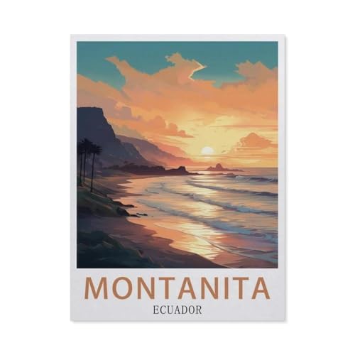 Puzzle für Erwachsene, 1000 Teile, Montanita Ecuador, klassisches Puzzle, Teenager, Jungen, Mädchen, Puzzles für DIY, intellektives Lernspiel, Geschenk, Heimdekoration (50 x 70 cm) - EY89 von YYHMKBYY