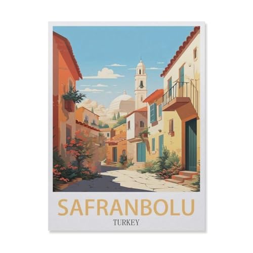 Puzzle für Erwachsene, 1000 Teile, Safranbolu, Türkei, Straße, Lernspielzeug, Freizeit, Basteln, Geschenk, Puzzle, (75 x 50 cm) -DS53 von YYHMKBYY