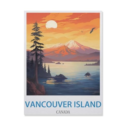 Puzzle für Erwachsene, 1000 Teile, Vancouver Island Kanada, klassisches Puzzle, Teenager, Jungen, Mädchen, Puzzles für DIY, intellektives Lernspiel, Geschenk, Heimdekoration (50 x 70 cm), EE98 von YYHMKBYY
