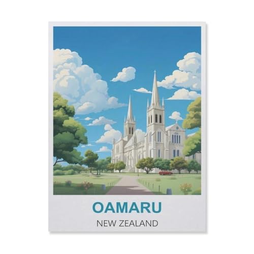 Puzzle für Erwachsene, 1000 Teile, für Erwachsene und Kinder, Oamaru Neuseeland, Kunstwerk, intellektives Lernspielzeug, Geschenke (50 x 70 cm), FI5 von YYHMKBYY