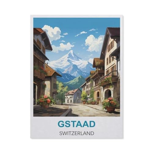 Puzzle für Erwachsene, Gstaad Schweiz, Teenager, Jungen, Mädchen, Puzzle, Premium-Qualität, Spaß, Familie, herausfordernde Puzzles zum Geburtstag, 50 x 70 cm, DX67, 1000 Teile Puzzle für Erwachsene, Gstaad Schweiz, Teenager, Jungen, Mädchen, Puzzle, Premium-Qualität, Spaß, Familie, herausfordernde Puzzles zum Geburtstag, 50 x 70 cm, DX67, 1000 Teile von YYHMKBYY