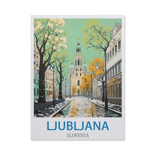 Puzzle für Erwachsene, Ljubljana, Slowenien, Teenager, Jungen, Mädchen, Puzzle, Premium-Qualität, Spaß, Familie, herausfordernde Puzzles für Geburtstag, 50 x 70 cm, EE17, 1000 Teile Puzzle für Erwachsene, Ljubljana, Slowenien, Teenager, Jungen, Mädchen, Puzzle, Premium-Qualität, Spaß, Familie, herausfordernde Puzzles für Geburtstag, 50 x 70 cm, EE17, 1000 Teile von YYHMKBYY