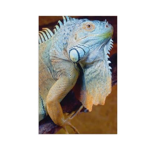 Puzzle für Erwachsene 1000 Teile，Eidechse，für Erwachsene und Kinder, Holz Puzzle, Kunstwerk, geistiges Lernspielzeug, Geschenke（75x50cm）-BA62 von YYHMKBYY