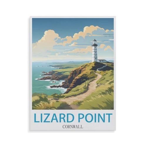 Puzzle für Erwachsene 1000 Teile，Lizard Point Cornwall，Puzzles für Erwachsene Pädagogisches Spiel Herausforderung Spielzeug 1000 Teile Puzzles für Erwachsene Kinder（50x70cm）-GR26 von YYHMKBYY