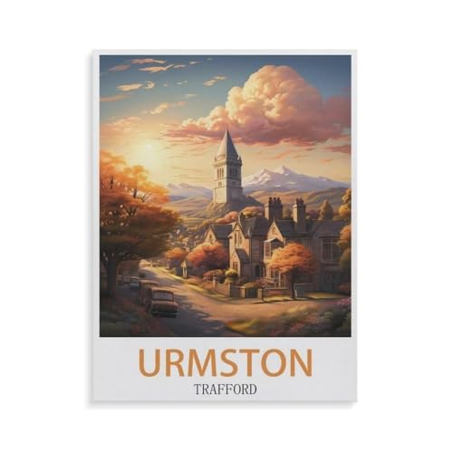 Puzzle für Erwachsene 1000 Teile，Urmston Trafford，Puzzles für Erwachsene Pädagogisches Spiel Herausforderung Spielzeug 1000 Teile Puzzles für Erwachsene Kinder（38x26cm）-GU62 von YYHMKBYY