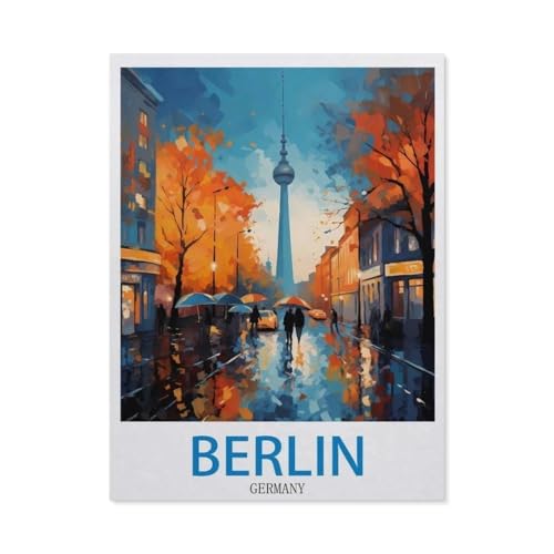 Klassisches Puzzle 3D Puzzle DIY Kit Papier Spielzeug Einzigartiges Geschenk，Berlin, Deutschland，Klassisches Puzzle 3D Puzzle DIY Kit Papier Spielzeug Einzigartiges Geschenk（50x70cm）-EB4 von YYHMKBYY