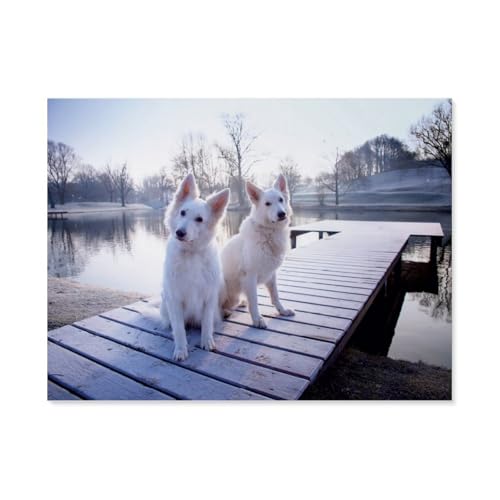 Puzzles 1000 Stück，Am winterlichen Olympiasee in München，Spielzeug Zur Stressreduktion Für Familien Puzzle - Personalisierte Herausforderungs-Spielzeuge Für Erwachsene（50x70cm）-AZ12 von YYHMKBYY