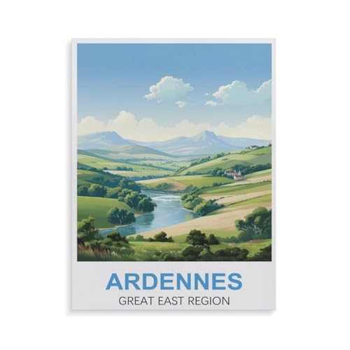 Puzzles 1000 Stück，Ardennen，Great East Region，Spielzeug Zur Stressreduktion Für Familien Puzzle - Personalisierte Herausforderungs-Spielzeuge Für Erwachsene（38x26cm）-GQ46 von YYHMKBYY