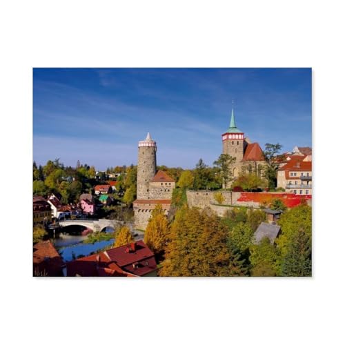 Puzzles 1000 Stück，Bautzen - Perle der Oberlausitz，Spielzeug Zur Stressreduktion Für Familien Puzzle - Personalisierte Herausforderungs-Spielzeuge Für Erwachsene（38x26cm）-AZ75 von YYHMKBYY