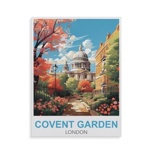 Puzzles 1000 Stück，Covent Garden London，Spielzeug Zur Stressreduktion Für Familien Puzzle - Personalisierte Herausforderungs-Spielzeuge Für Erwachsene（38x26cm）-GR51 von YYHMKBYY