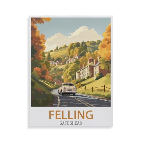 Puzzles 1000 Stück，Felling Gateshead，Spielzeug Zur Stressreduktion Für Familien Puzzle - Personalisierte Herausforderungs-Spielzeuge Für Erwachsene（50x70cm）-GV71 von YYHMKBYY