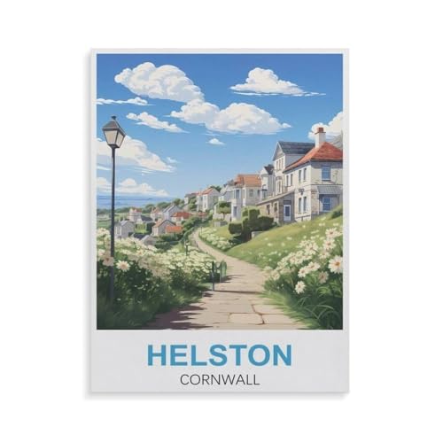 Puzzles 1000 Stück，Helston Cornwall，Spielzeug Zur Stressreduktion Für Familien Puzzle - Personalisierte Herausforderungs-Spielzeuge Für Erwachsene（75x50cm）-GU24 von YYHMKBYY