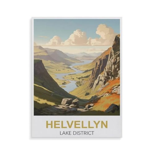 Puzzles 1000 Stück，Helvellyn Lake District，Spielzeug Zur Stressreduktion Für Familien Puzzle - Personalisierte Herausforderungs-Spielzeuge Für Erwachsene（75x50cm）-GT82 von YYHMKBYY