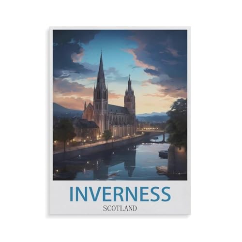Puzzles 1000 Stück，Inverness, Schottland，Spielzeug Zur Stressreduktion Für Familien Puzzle - Personalisierte Herausforderungs-Spielzeuge Für Erwachsene（75x50cm）-GV29 von YYHMKBYY